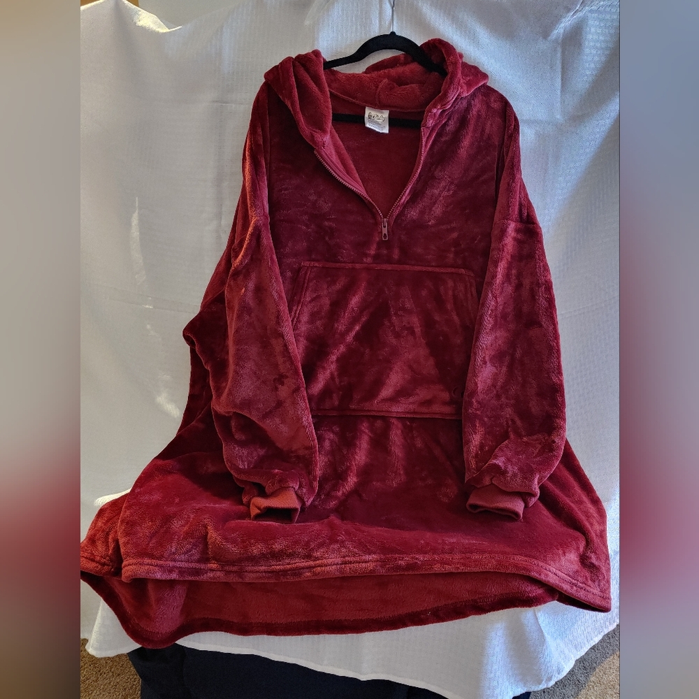 Comfy plus size lounge robe